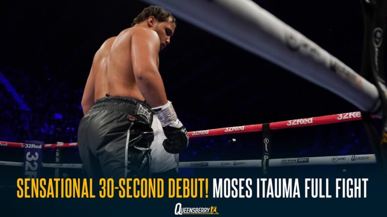 RINGSIDE ANGLE! SENSASTIONAL MOSES ITAUMA DEBUT!