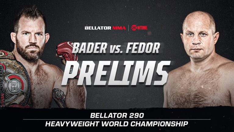Bellator 290: Prelims | Bader vs. Fedor 2 | BELLATOR MMA x SHOWTIME