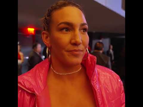 Mikaela Mayer ringside in NYC on Alycia Baumgardner & rematch #Shorts