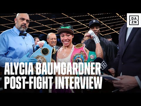 "I'LL KNOCK HER THE F*** OUT." Alycia Baumgardner post-fight Interview