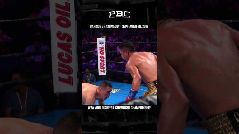 The Moment Mario Barrios Became a World Champion