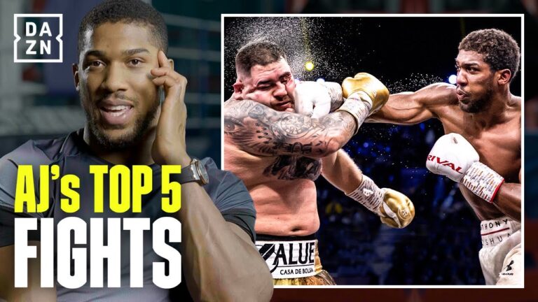 "I THOUGHT HE WAS DONE!'" Anthony Joshua REVEALS his Top 5 Fights