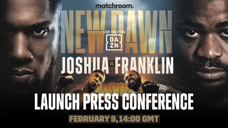 Anthony Joshua vs. Jermaine Franklin Launch Press Conference