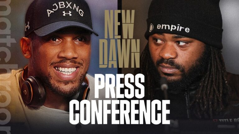 Anthony Joshua vs Jermaine Franklin: Launch Press Conference