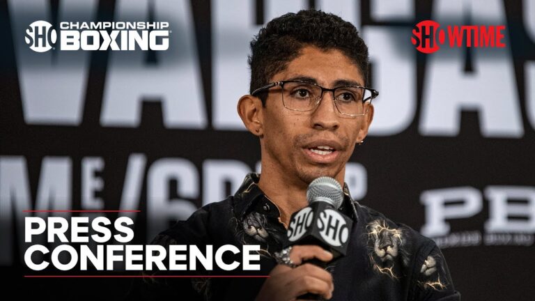 Rey Vargas vs. Oâ€™Shaquie Foster: Press Conference | SHOWTIME CHAMPIONSHIP BOXING
