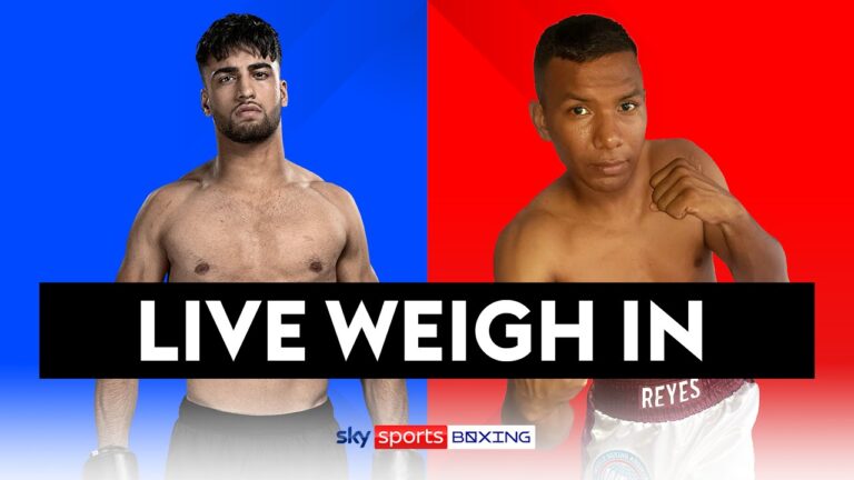 LIVE WEIGH-IN! ⚖️ | ADAM AZIM V SANTOS REYES 🔴