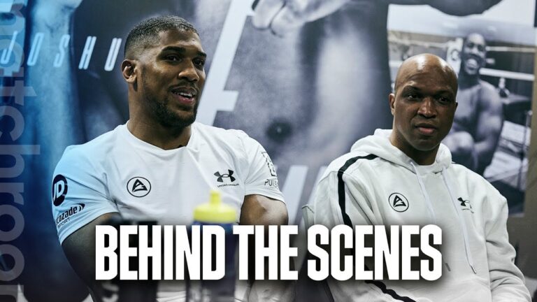 Anthony Joshua – Jermaine Franklin: Press Conference Behind The Scenes