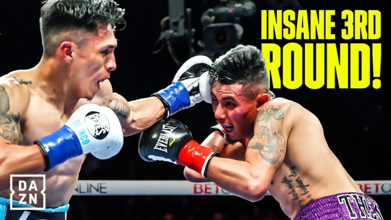 CRAZY 3RD ROUND ENDS IN INSANE KO! Mauricio Lara vs Emilio Sanchez