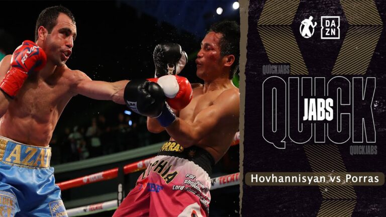 Azat Hovhannisyan vs Glenn Porras #QuickJabs