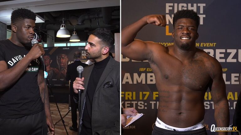 "I'M THE MAN THAT DELIVERS KOs!" | David Adeleye Ahead Of Heavyweight Battle Of 10-0â€™s.