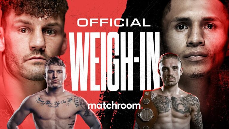 Leigh Wood vs Mauricio Lara Plus Undercard Weigh In