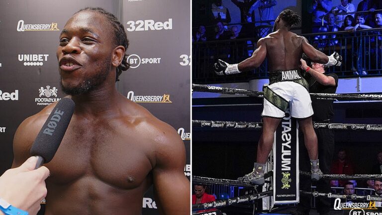 "I'M DYING TO BE A WORLD CHAMPION!" | Aloys Junior After A Statement 38 Second Knockout.