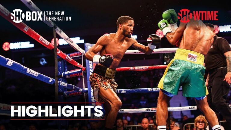 Ardreal Holmes Jr. vs. Ismael Villarreal Highlights | SHOBOX: THE NEW GENERATION