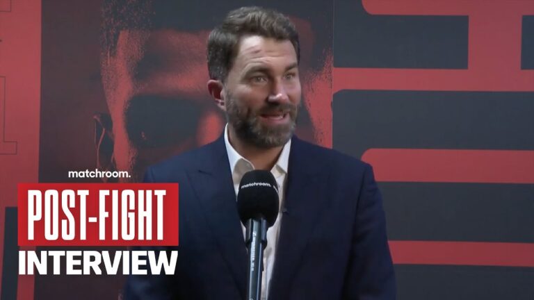 â€œ10 secs is enough time for Lara to land another brutal shot!" – Eddie Hearn