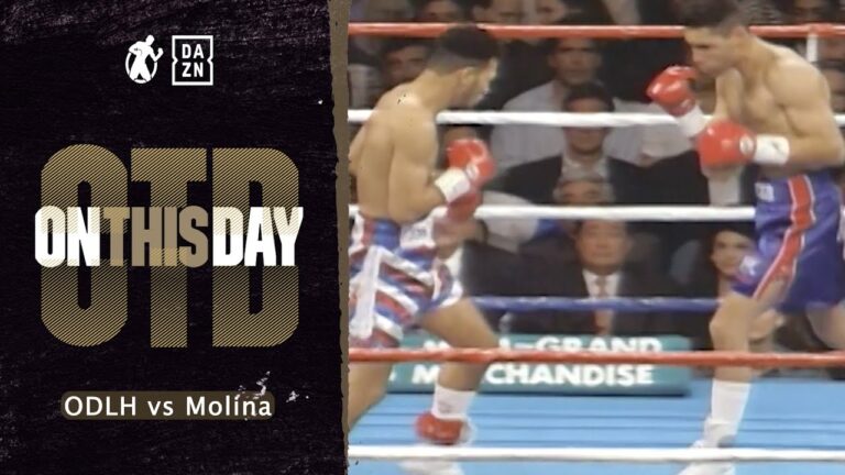 #onthisday – Oscar De La Hoya vs John John Molina (Full Fight Free)