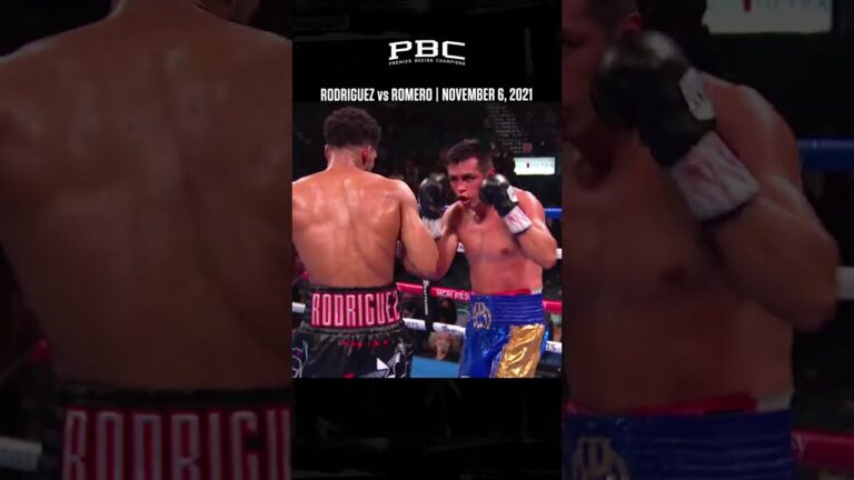 #ElvisRodriguez delivers sweet chin music with a RD5 KO! #pbc #boxing #rodriguezromero