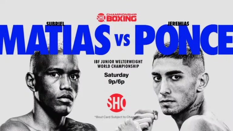 Subriel Matias vs Jeremias Ponce PREVIEW: February 25, 2023 | PBC on SHOWTIME