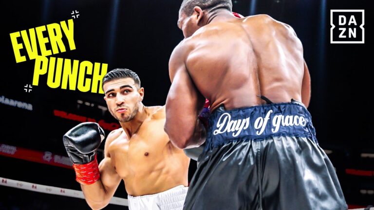 EVERY PUNCH from Tommy Fury vs Rolly Lambert as fight descends into CHAOS