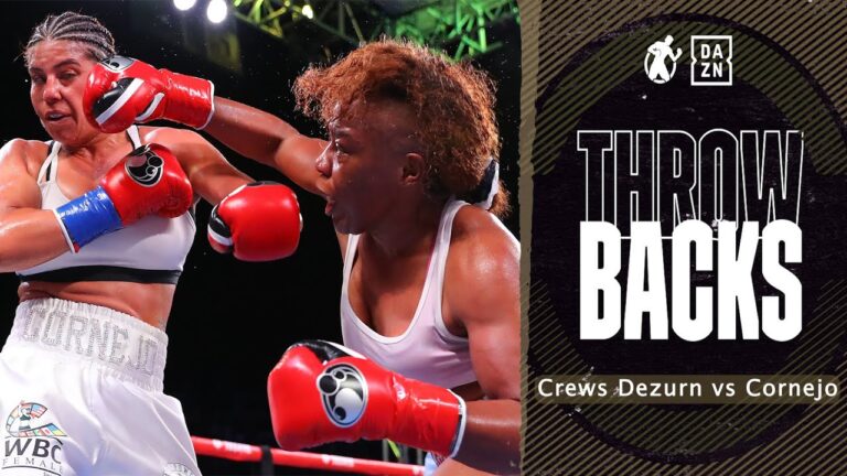 Franchon Crews Dezurn vs Maricela Cornejo for the WBC World Super Middleweight Title #throwback