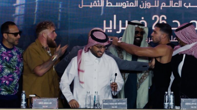 JAKE PAUL & TOMMY FURY CLASH IN FINAL PRESS CONFERENCE!