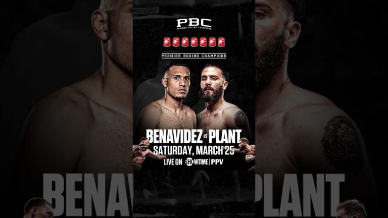 Benavidez vs Plant is ONE MONTH AWAY
