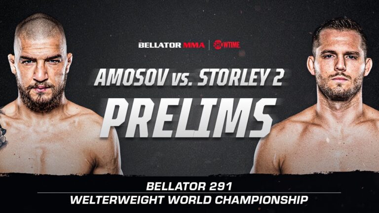 Bellator 291: Prelims | Amosov vs. Storley 2 | BELLATOR MMA x SHOWTIME