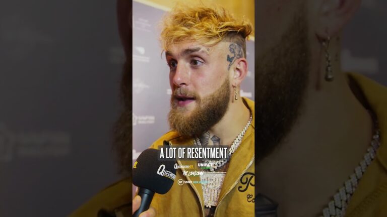 "No one's ever believed it me. I have to fight for everything I have." Jake Paul