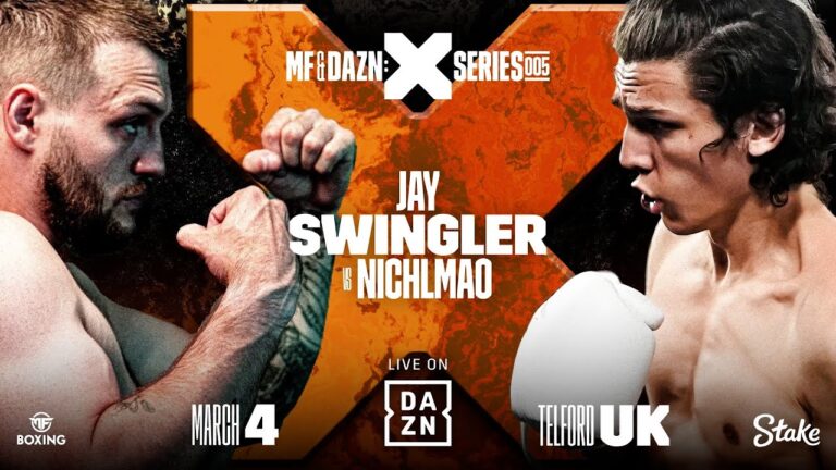 DAZN X SERIES IS BACK | Jay Swingler vs. NichLmao LIVE On March 4