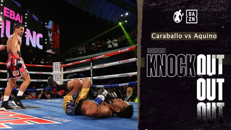 #ko – Puerto Rico's Carlos Caraballo FLATTENS Esteban Aquino!!