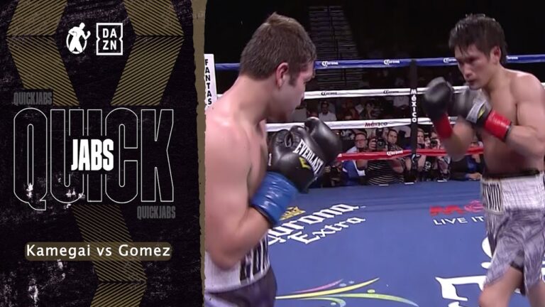 Yoshihiro Kamegai vs Alfonso Gomez #QuickJabs