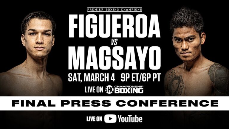 Figueroa vs Magsayo FINAL PRESS CONFERENCE | #FigueroaMagsayo
