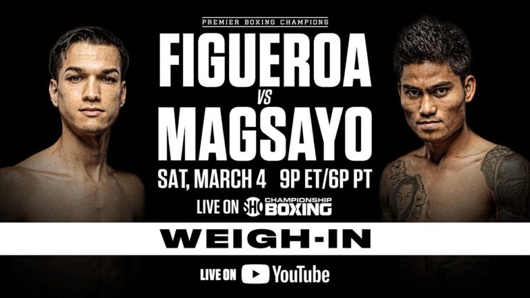 Figueroa vs Magsayo OFFICIAL WEIGH-IN | #FigueroaMagsayo