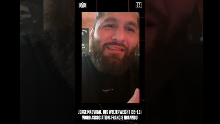 🔥 Jorge Masvidal was on fire during Word Association 😮‍💨 #shorts