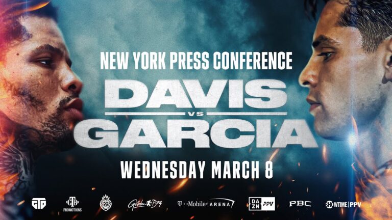 GERVONTA DAVIS VS. RYAN GARCIA NEW YORK LAUNCH PRESS CONFERENCE LIVESTREAM