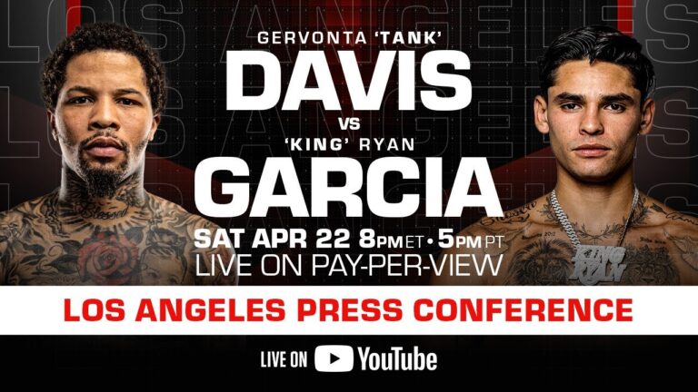 Gervonta Davis vs Ryan Garcia Los Angeles Press Conference | #DavisGarcia
