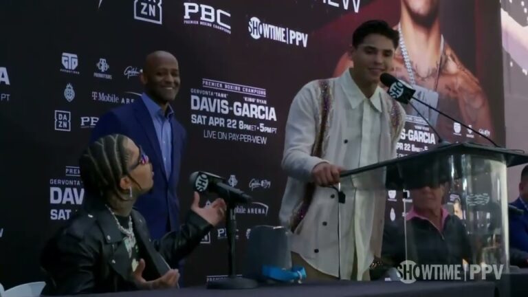 Ryan Garcia says he'll "sleep" Gervonta Davis "see you April 22"