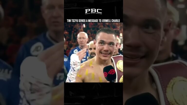 #TimTszyu sends a message to #JermellCharlo. #CharloTszyu