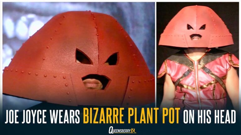 BIZARRE! 🤯 JOE JOYCE WEARS A PLANT POT ON HIS HEAD FOR RING WALK BEFORE TAKAM FIGHT