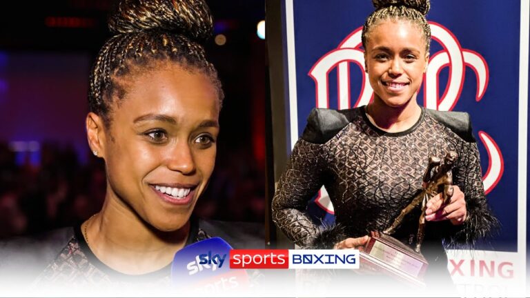 "I'm a bit overwhelmed!" ❤️ | Natasha Jonas makes history winning British Boxer of the Year.