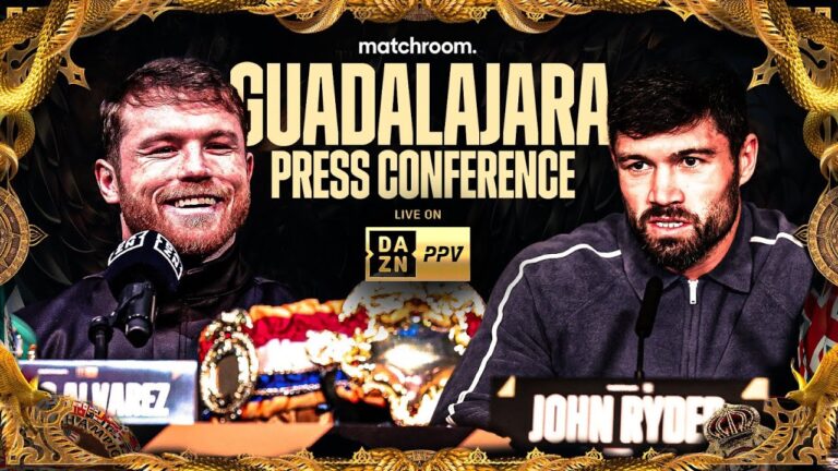 Canelo Alvarez vs John Ryder – Guadalajara Launch Press Conference