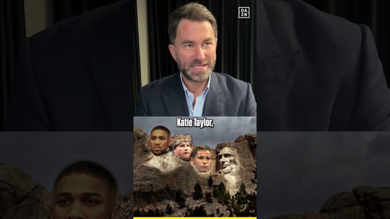 Eddie Hearn's boxing Mount Rushmore #shorts