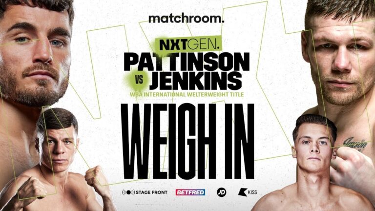 Cyrus Pattinson vs Chris Jenkins & Undercard NXTGEN Weigh In