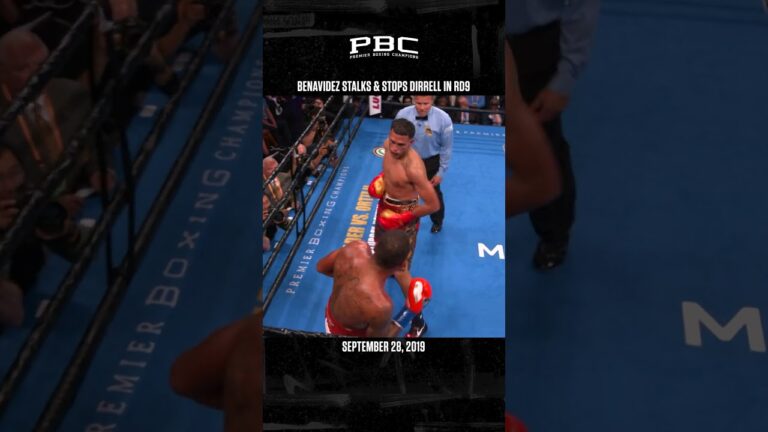 David Benavidez Stalks and Stops Anthony Dirrell in RD9