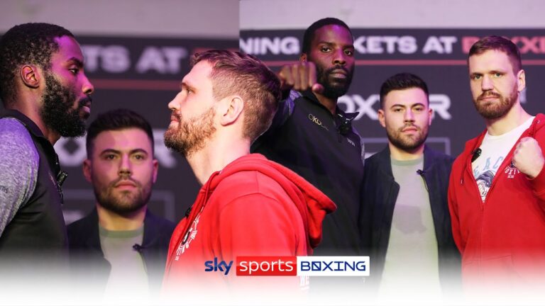 FACE-OFF! 🔥 | Lawrence Okolie and David Light head-to-head in Manchester!