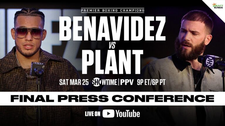 Benavidez vs Plant FINAL PRESS CONFERENCE | #BenavidezPlant