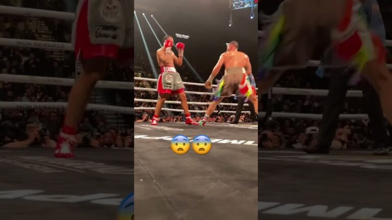 Crazy Ringside View Highlights From #BenavidezPlant 🤯 #boxing
