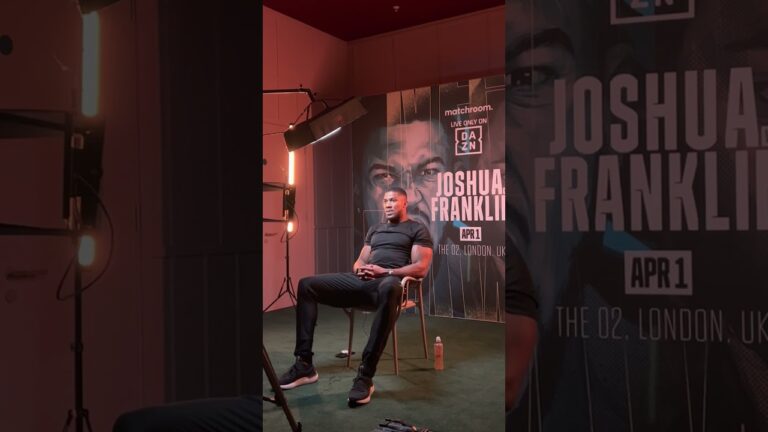 Anthony Joshua locked in for Franklin 🔒 #Shorts