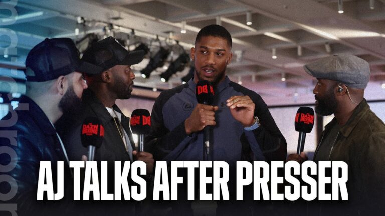 Anthony Joshua on Jermaine Franklin, Fury vs Usyk, New Trainer & More!