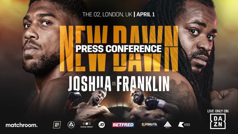 Anthony Joshua vs Jermaine Franklin Plus Undercard Press Conference