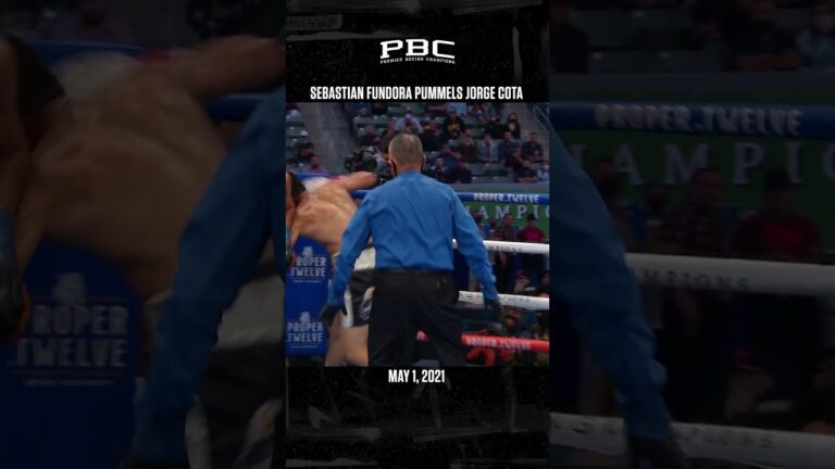 Sebastian Fundora PUMMELS Jorge Cota